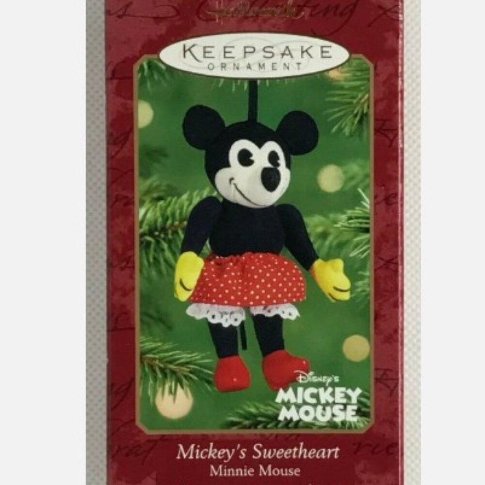 579. NWT Hallmark Keepsake Ornament Mickey's Sweetheart Minnie Mouse - Picture 1 of 3
